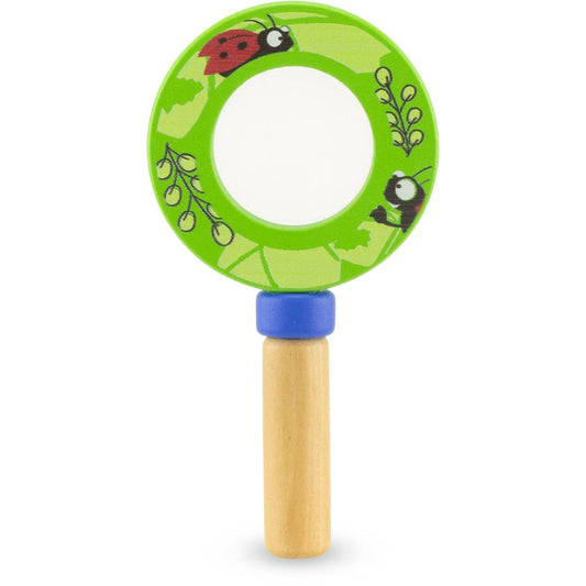 Forstørrelsesglass i tre