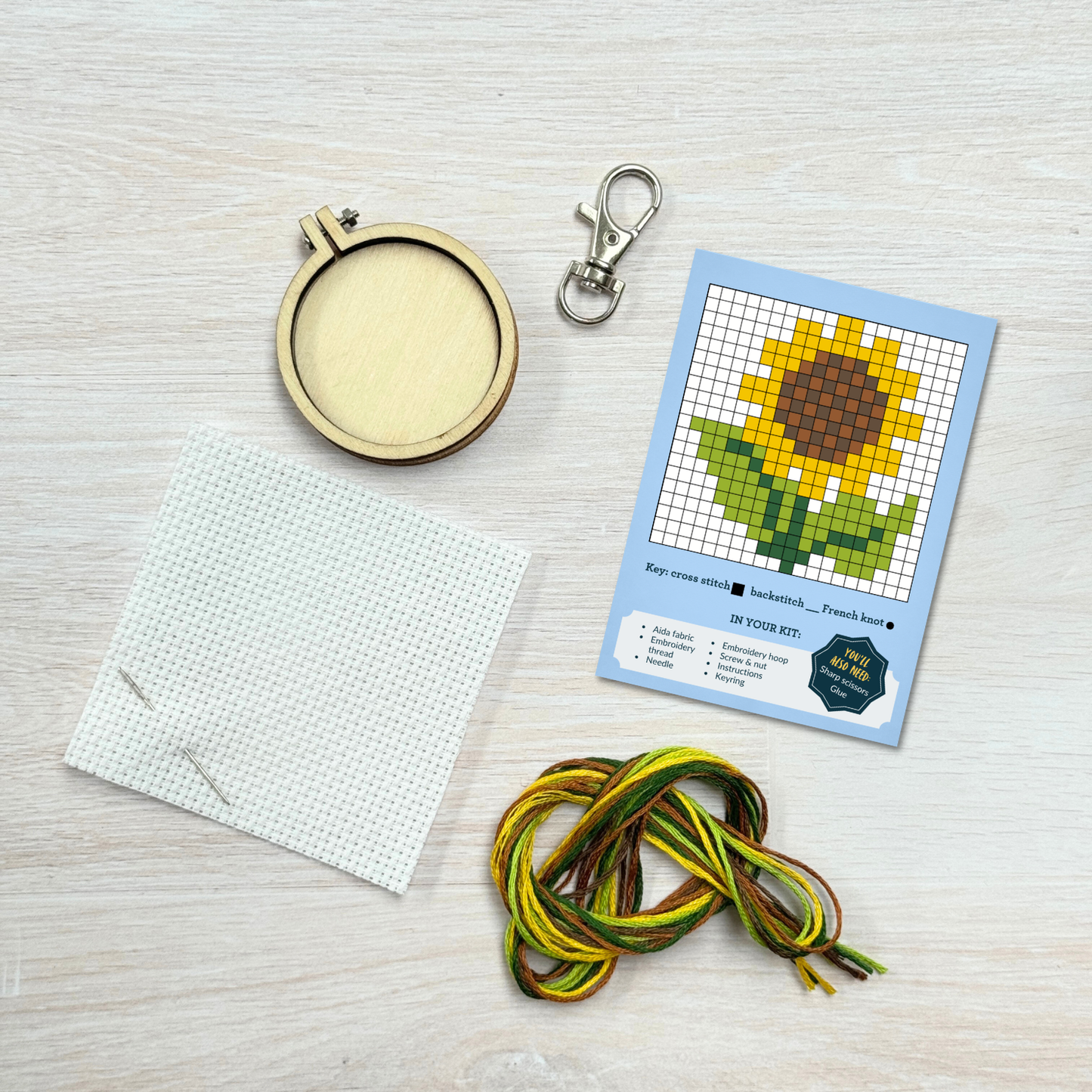 Mini-korsstingsett (Broderi)